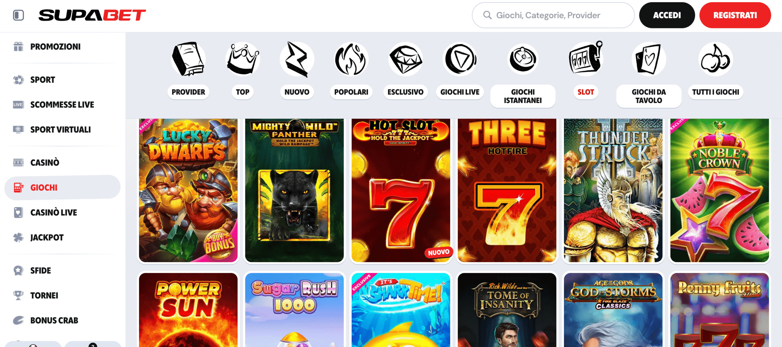 Supabet Casino Slot